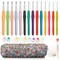 OWill 14 Piece Crochet Hooks Set, Crochet Hooks for Beginners Adults, Soft Grip Crochet Needles Tools with Storage Case,Ergonomic Crochet Hooks for Arthritic Hands
